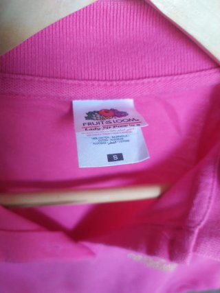Polo niña rosa