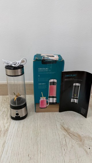 Batidora Portátil Cecotec 126W Inox