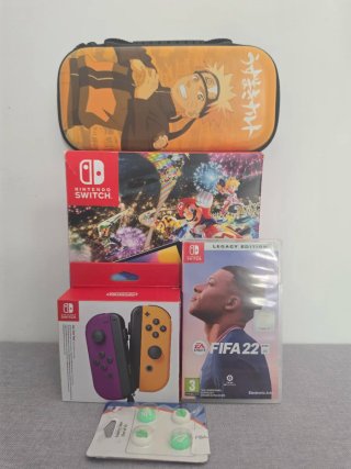 Nintendo Switch OLED 2023 - FIFA 22 + Naruto