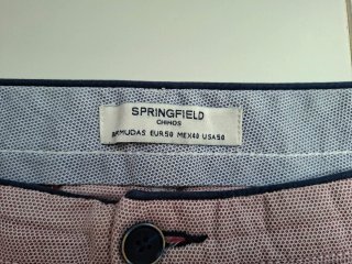 Bermudas hombre rosa
