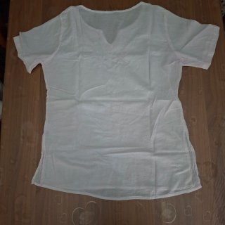 Blusa donna rosa chiaro con ricami