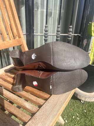 Scarpe da sera bordeaux in pelle