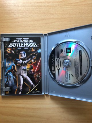 Star Wars Battlefront I e II PS2 (Platinum)