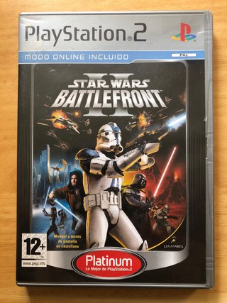 Star Wars Battlefront I e II PS2 (Platinum)