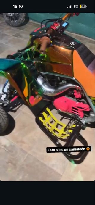 Banshee 350 1998 FMF, recién reparado