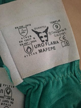 Guantes de soldador