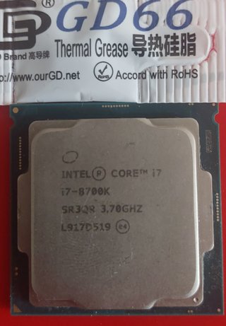 Procesador i7 8700K 3.7 hasta 4.7 GHz, FCLGA1151