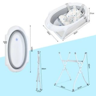 Bañera bebé plegable 4 en 1
