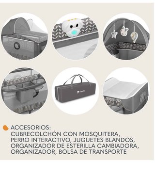 Cuna de viaje Lionelo