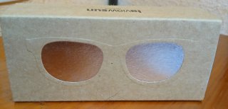 Gafas de sol polarizadas negras y verde azulado