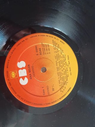 Vinilo Ana Belén Géminis 1984