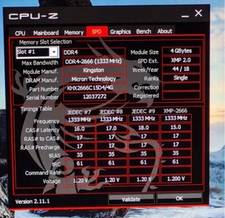 HyperX Fury DDR4 8GB (2x4GB) 2666MHz