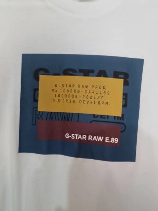 Camiseta G-Star RAW Blanca