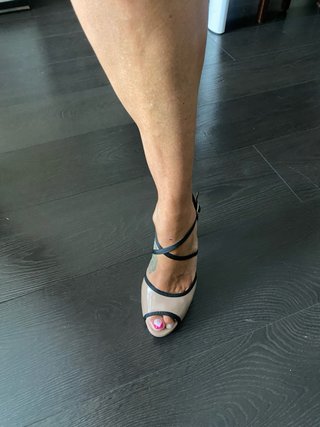 Zapatos charol nude Venty's T.39