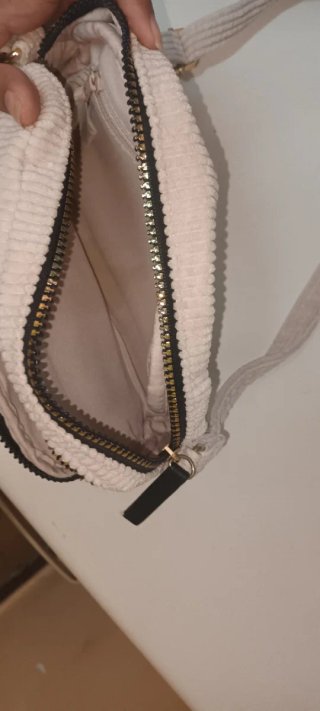 Bolso terciopelo niña Mickey Mouse beige