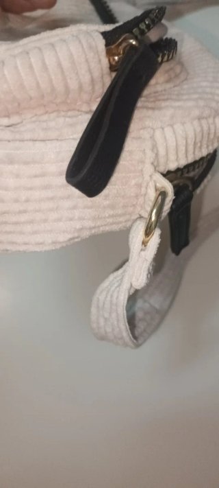 Bolso terciopelo niña Mickey Mouse beige