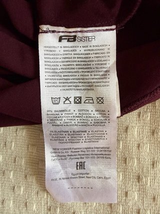 Camiseta tirantes FSBN burdeos