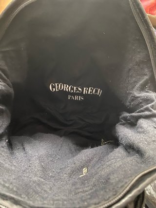 Bolso Piel Georges Rech Paris Vintage Negro