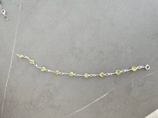Bracciale Argento 925 e Peridoto