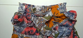 Shorts playeros mujer estampado tropical