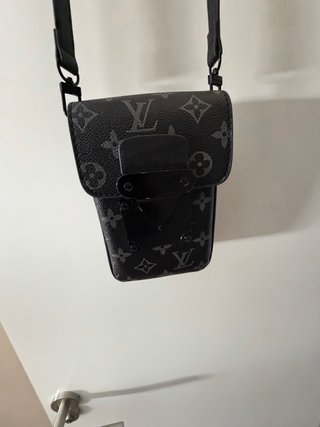 Portafoglio Verticale Louis Vuitton Nero
