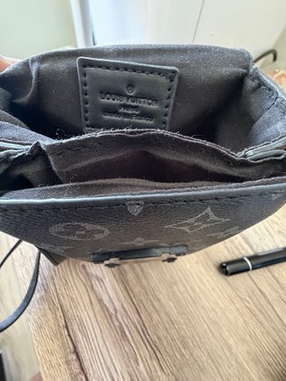 Portafoglio Verticale Louis Vuitton Nero