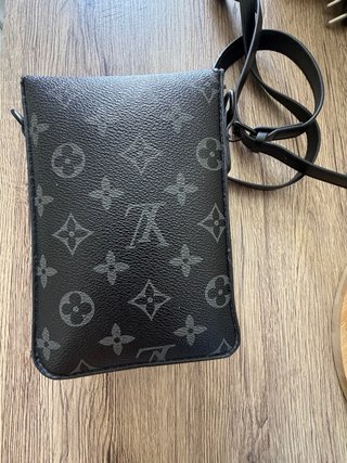 Portafoglio Verticale Louis Vuitton Nero