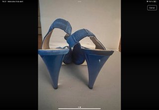 Zapatos tacón TopShop azul T.36