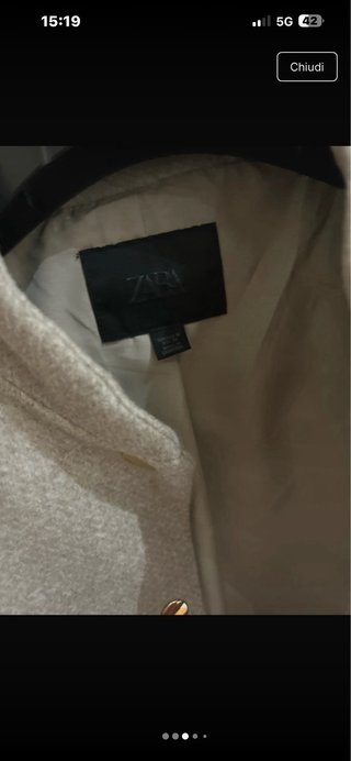Giubbotto Zara Beige Corto