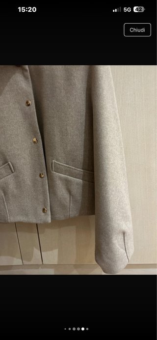 Giubbotto Zara Beige Corto