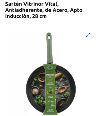 Sartén Vitrinor Vital Inducción 28 cm
