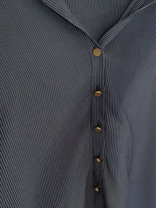 Blusa Massimo Dutti XS Rayas Azul Marino