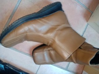 Stivaletti marroni in pelle