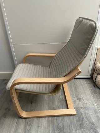 Sillón Poäng infantil beige