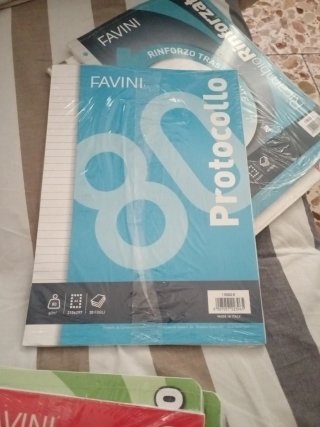 Favini Ricambio Rinforzato Fogli Colorati e Traspa