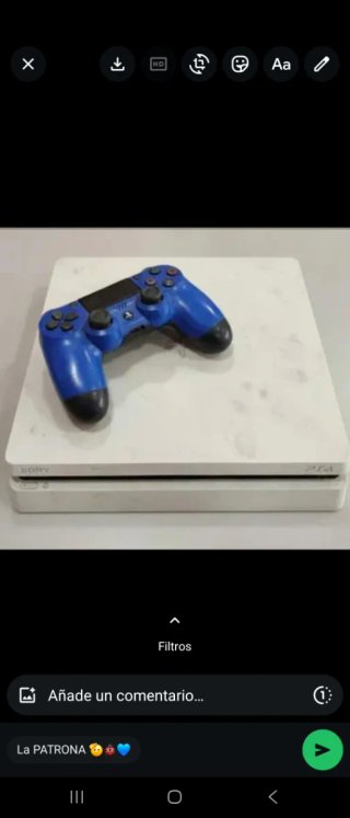 PS4 (Playstation 4) Azul y Blanca