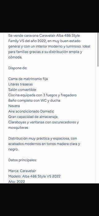 Caravelair Alba 486 Style Family V5 2022 – Aire Ac