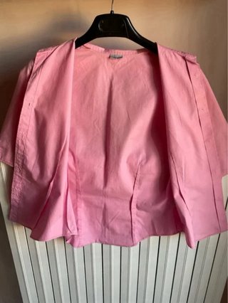 Camicia donna rosa manica corta Tg 42 AND