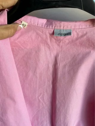 Camicia donna rosa manica corta Tg 42 AND