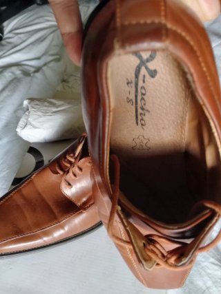 Zapatos de vestir X-ocho piel marrones talla 41