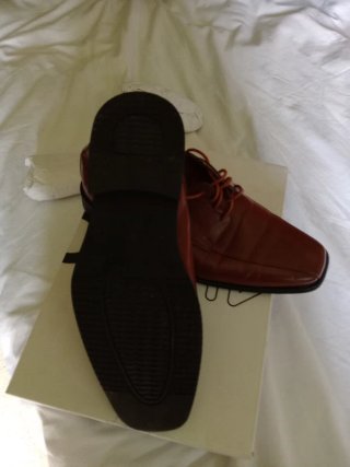 Zapatos de vestir X-ocho piel marrones talla 41