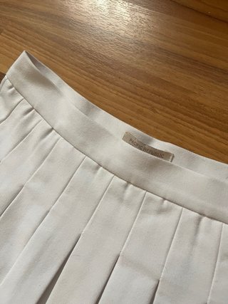 Minifalda Pull&Bear Blanca Talla S