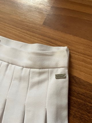 Minifalda Pull&Bear Blanca Talla S
