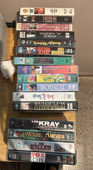 Lote 20 VHS Películas Variadas