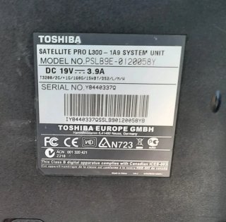 Computer portatile Toshiba per parti