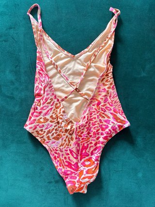 Bañador H&M Leopardo Neon Talla XS