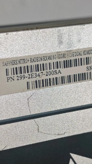 Tarjeta Gráfica Sapphire Nitro RX 480 8GB GDDR5