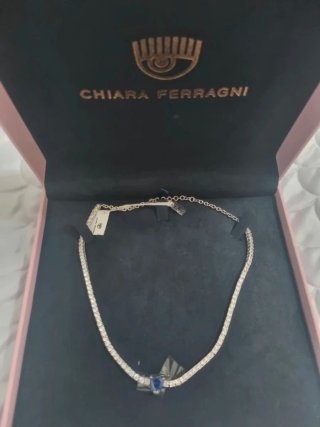 Collana Chiara Ferragni First Cuore Blu Argento