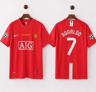 Camiseta Manchester United 2008 Ronaldo 7