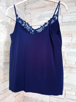 Top tirantes con encaje Paola Frani T. XS/S